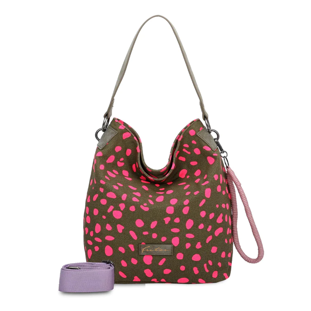 Wudy03 canvas spotty pink