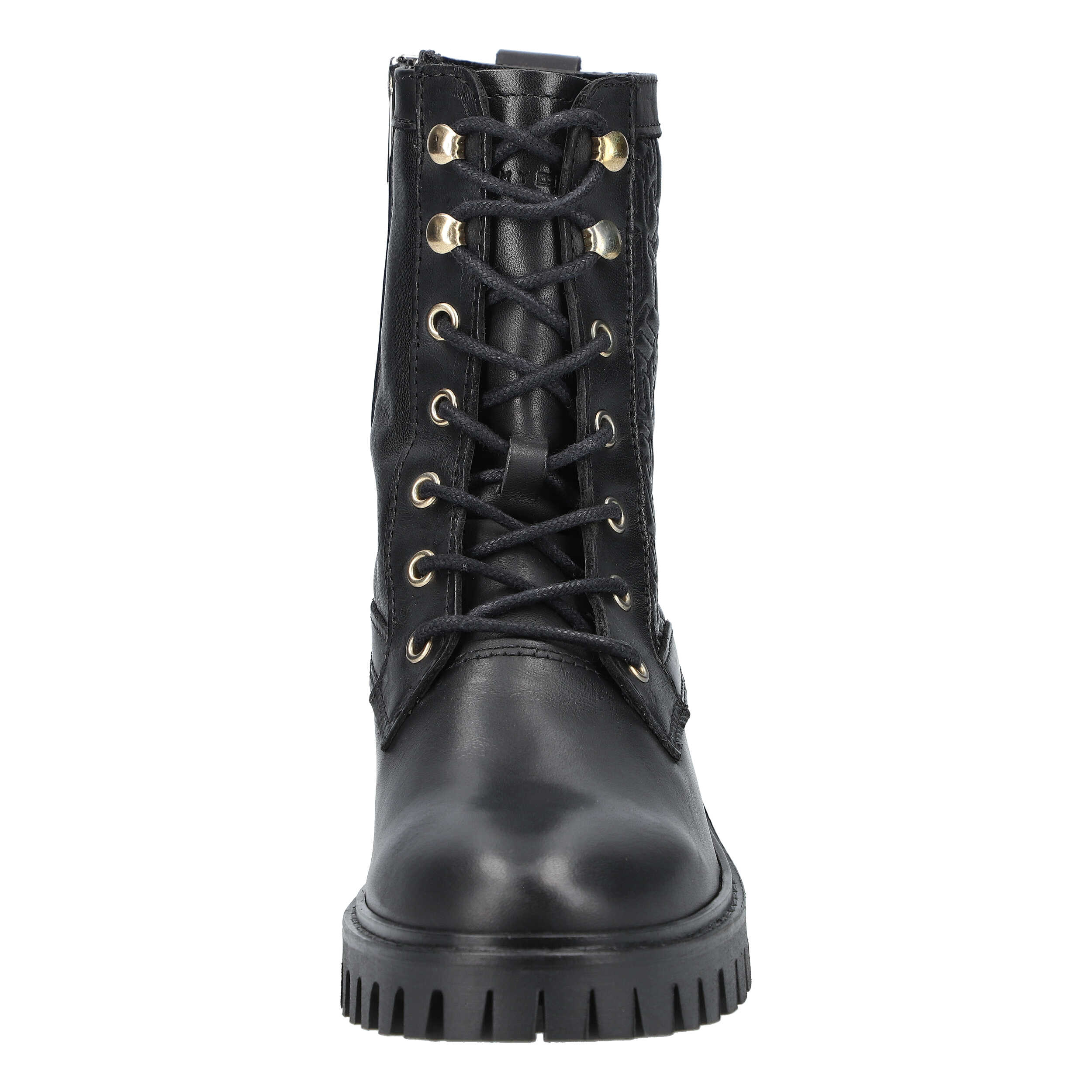 TH Monogram Lace Up Boot