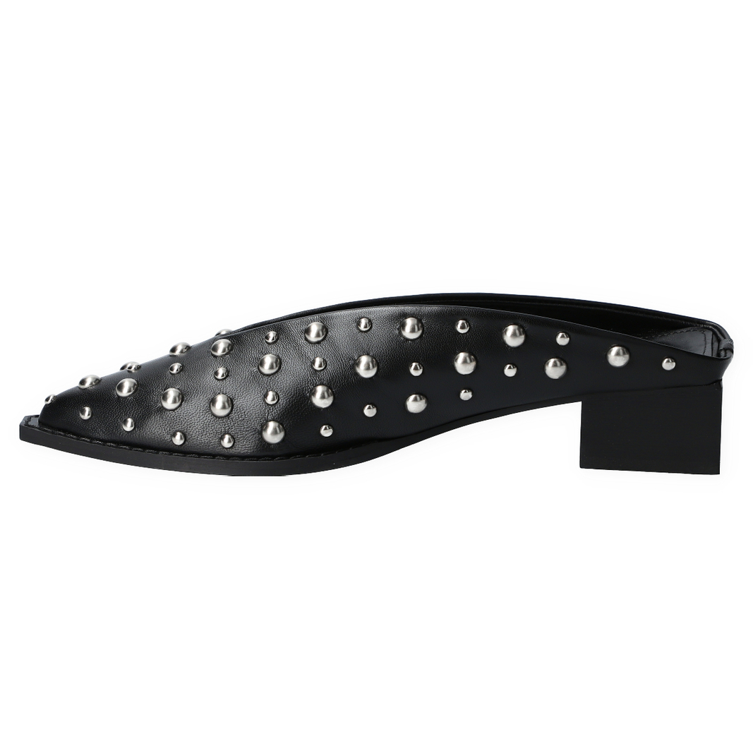 Mule with Studs Black